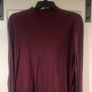 Long sleeve purple turtle neck